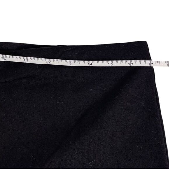 Eileen Fisher women’s size medium black wide leg cropped pull on pants - Picture 6 of 9